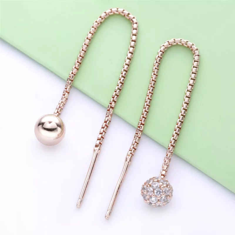 (imagen para) Pendientes colgantes PANDORA Pulidos y Pavé - 288325CZ - Ver 3