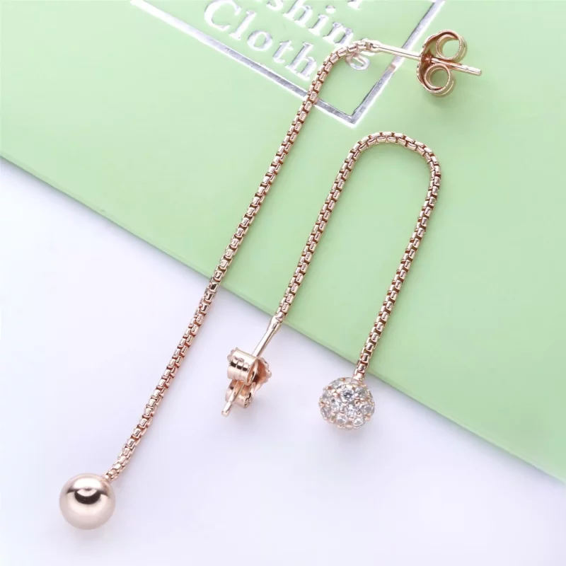 (imagen para) Pendientes colgantes PANDORA Pulidos y Pavé - 288325CZ - Ver 4