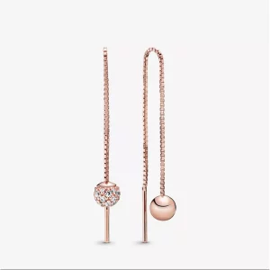 (imagen para) Pendientes colgantes PANDORA Pulidos y Pavé - 288325CZ