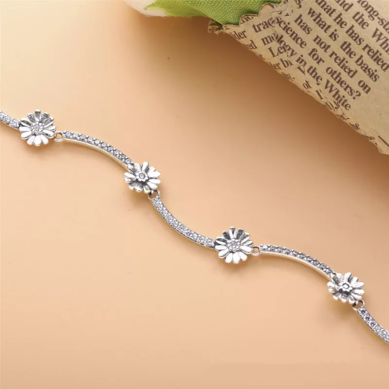 (imagen para) Pulsera PANDORA Margarita Brillante - 598807C01 - Ver 2