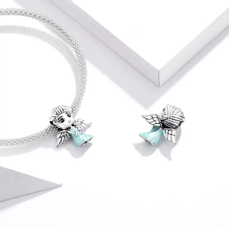 (imagen para) Charm estilo Pandora de hada de la nieve - SCC1652 - Ver 4