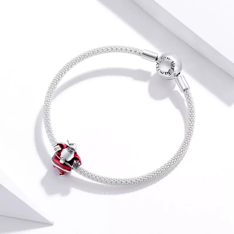 (imagen para) Charm estilo Pandora de Santa Claus - SCC1664 - Ver 3