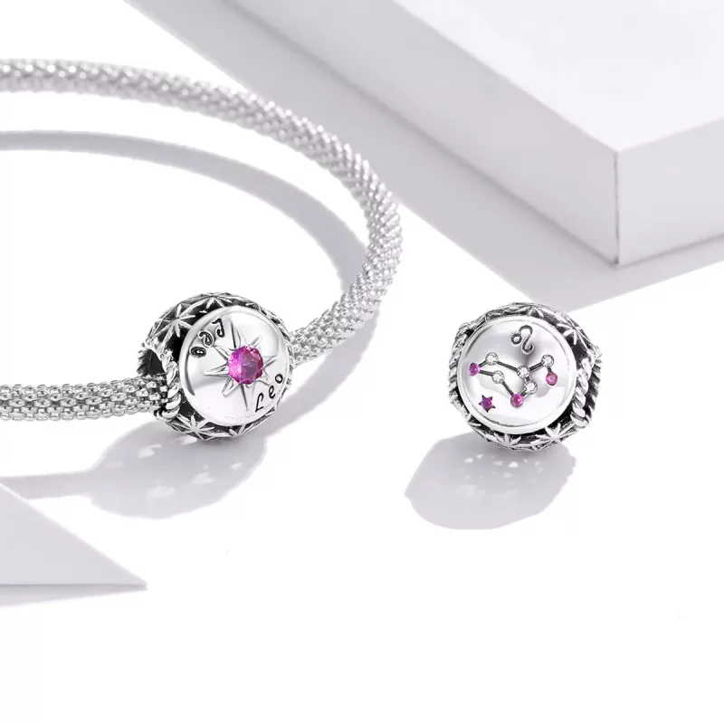 (imagen para) Charm estilo Pandora Leo Brillante - SCC1725-5 - Ver 3