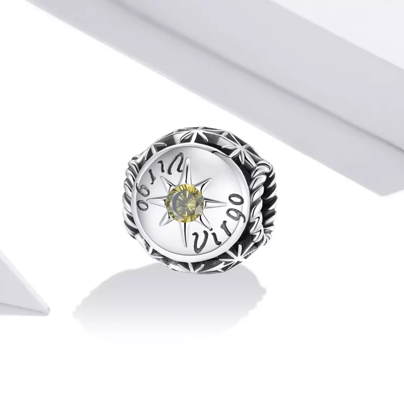 (imagen para) Charm Pandora estilo brillante Virgo - SCC1725-6 - Ver 2