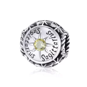 (imagen para) Charm tipo Pandora estilo Sagitario Brillante - SCC1725-9
