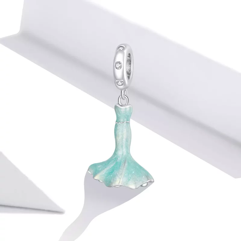 (imagen para) Encanto de falda de cola de pez estilo Pandora - SCC1647 - Ver 2