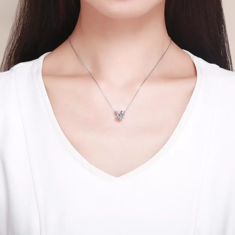 (imagen para) Encanto de Letra V con Pavé Brillante de Estilo Pandora - BSC030-V - Ver 5