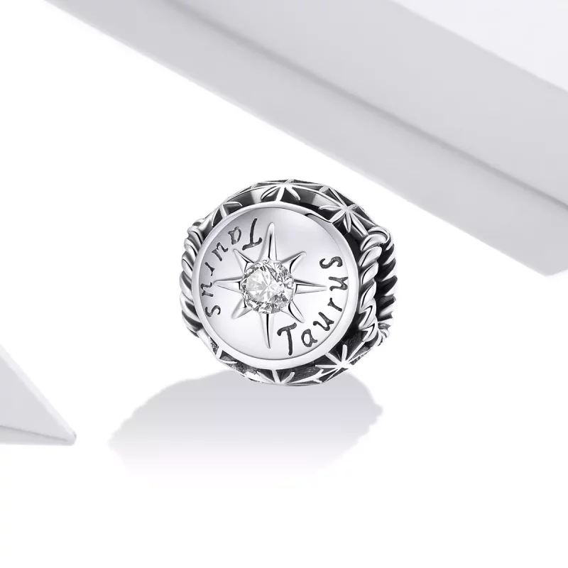 (imagen para) Estilo Pandora - Encanto brillante de Tauro - SCC1725-2 - Ver 2