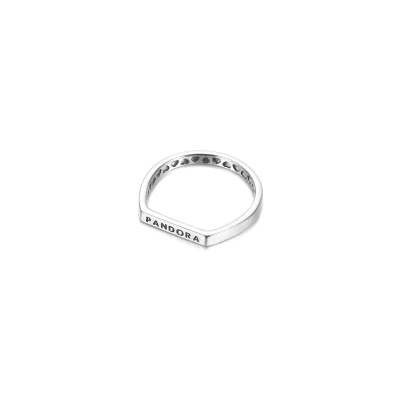 (imagen para) Anillo apilable PANDORA Logo Bar - 199048C00 - Ver 3