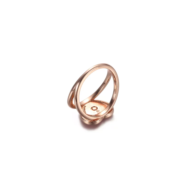 (imagen para) Anillo de declaración PANDORA Pink Swirl Heart - 189263C01 - Ver 3