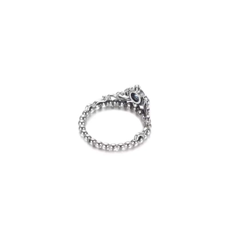 (imagen para) Anillo PANDORA Disney Cenicienta Tiara Azul - 199191C01 - Ver 4