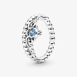 (imagen para) Anillo PANDORA Disney Cenicienta Tiara Azul - 199191C01