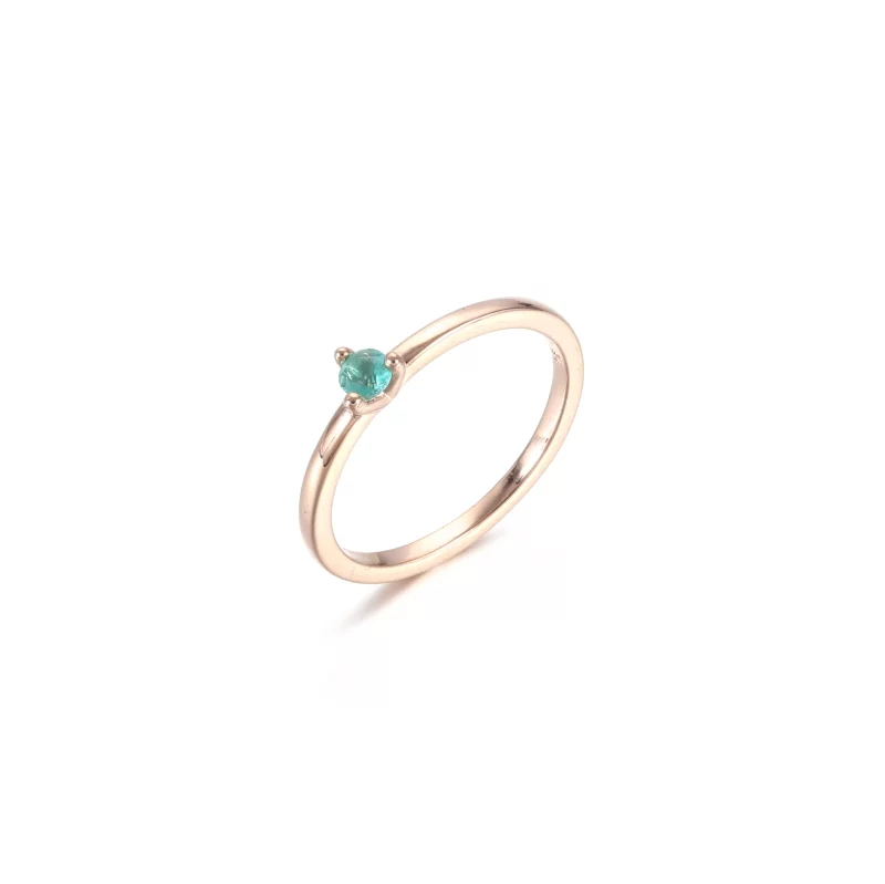 (imagen para) Anillo solitario PANDORA en color azul claro - 189259C02 - Ver 8