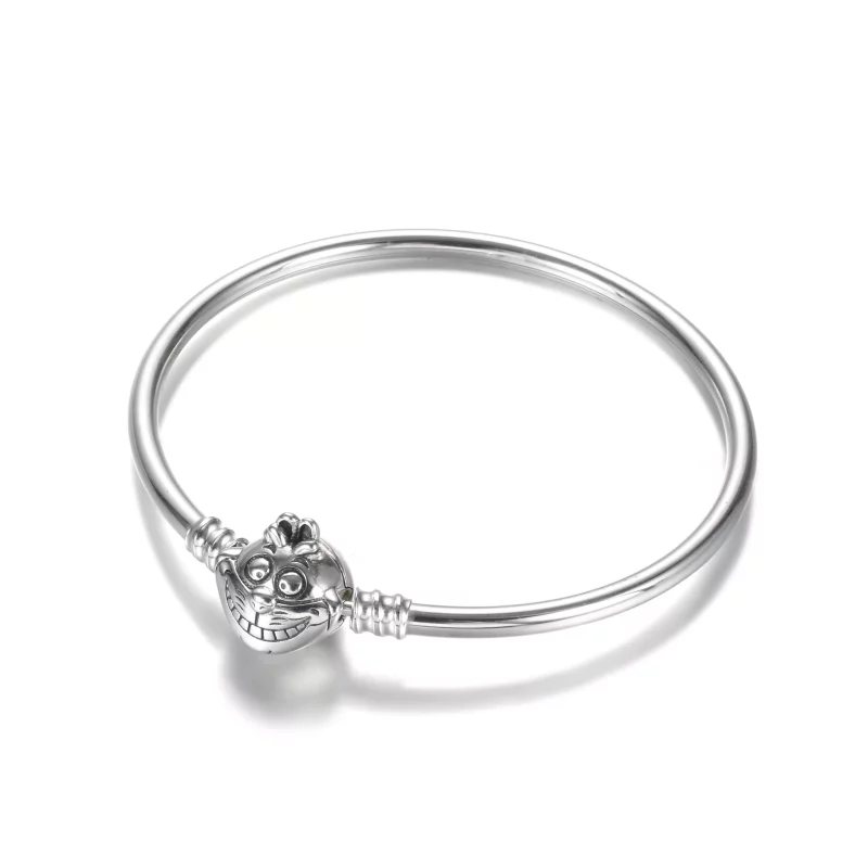 (imagen para) Brazalete Pandora Moments con cierre del gato de Cheshire Alicia en el país de l - Ver 2