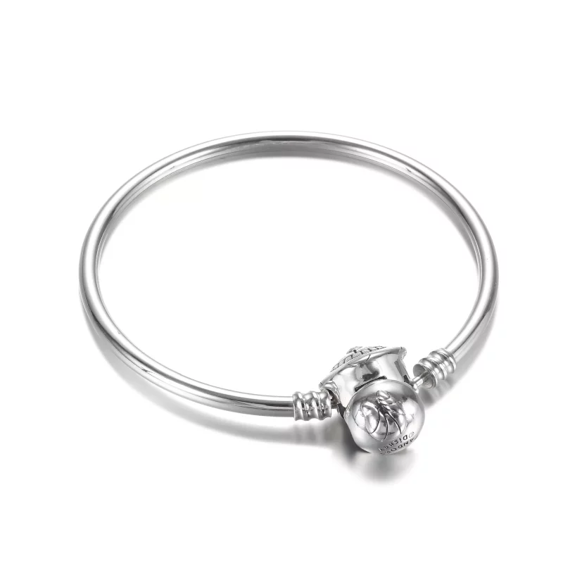 (imagen para) Brazalete Pandora Moments con cierre del gato de Cheshire Alicia en el país de l - Ver 5