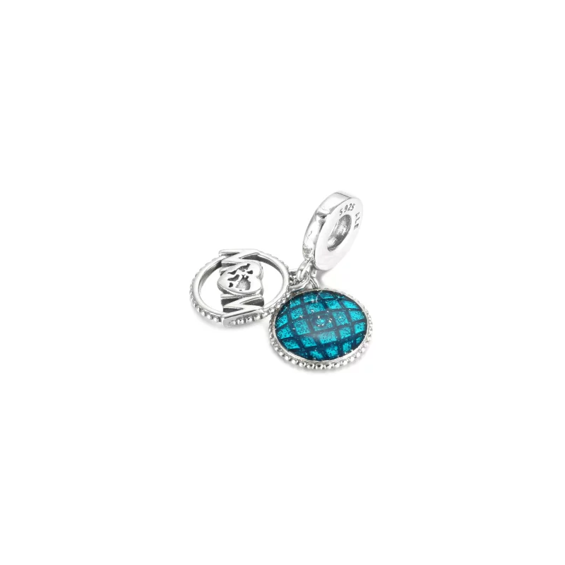 (imagen para) Charm colgante PANDORA Glitter Globe Mom - 799368C01 - Ver 2