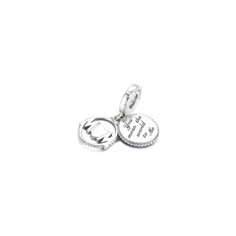 (imagen para) Charm colgante PANDORA Glitter Globe Mom - 799368C01 - Ver 4