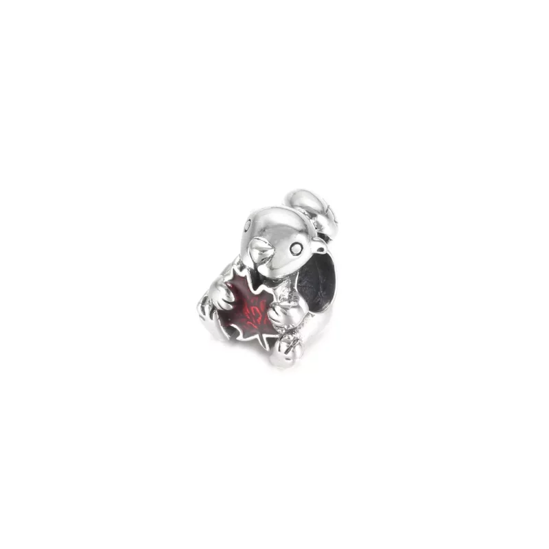 (imagen para) Charm de PANDORA con Castor Canadiense y Hoja de Maple - 799394C01 - Ver 2