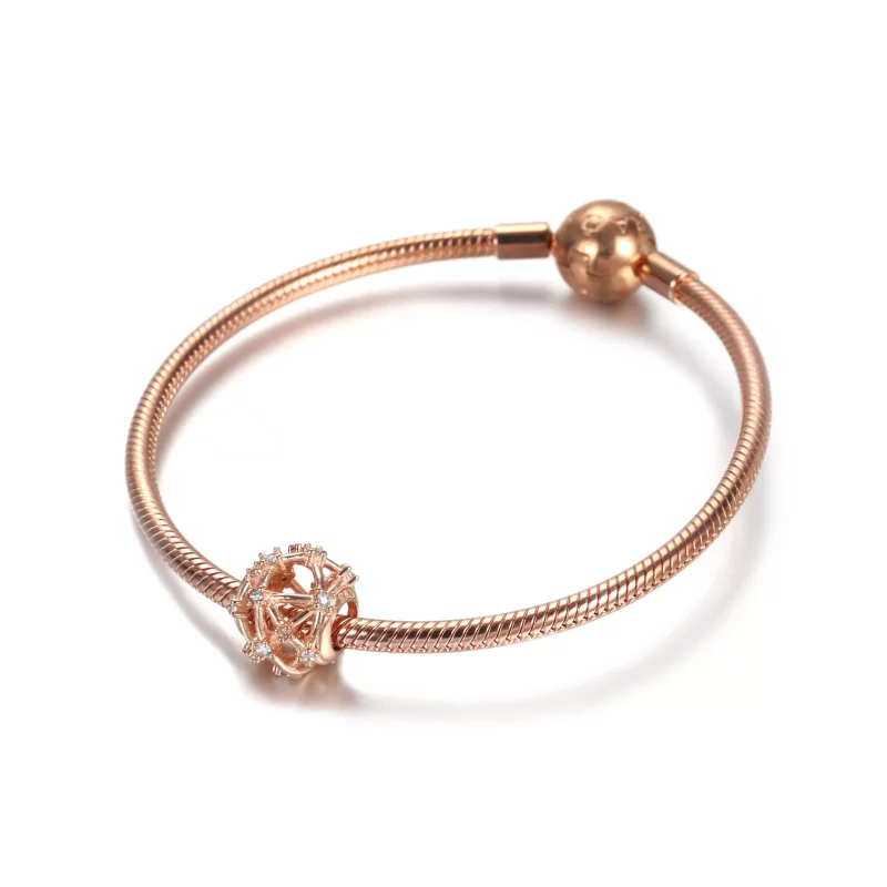 (imagen para) Charm PANDORA de constelaciones de estrellas caladas - 789240C01 - Ver 5