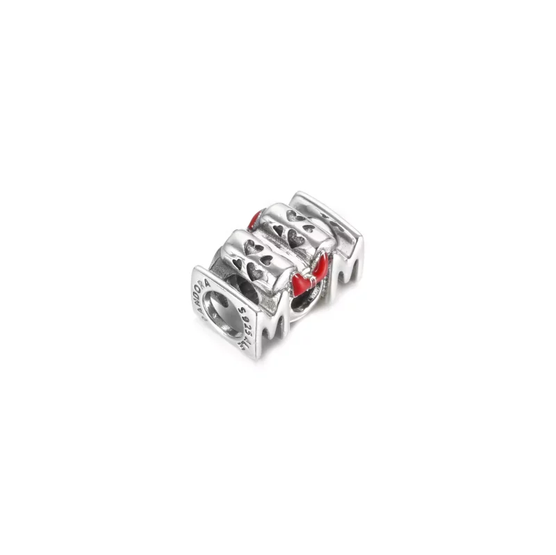 (imagen para) Charm Pandora Disney Minnie Mouse con lazo y mamá - 799363C01 - Ver 3