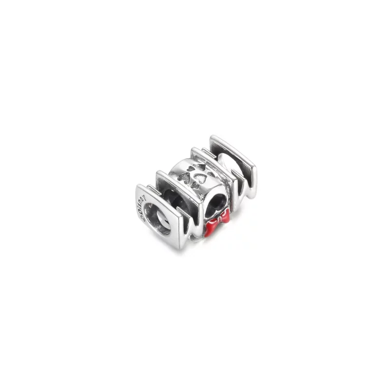 (imagen para) Charm Pandora Disney Minnie Mouse con lazo y mamá - 799363C01 - Ver 4