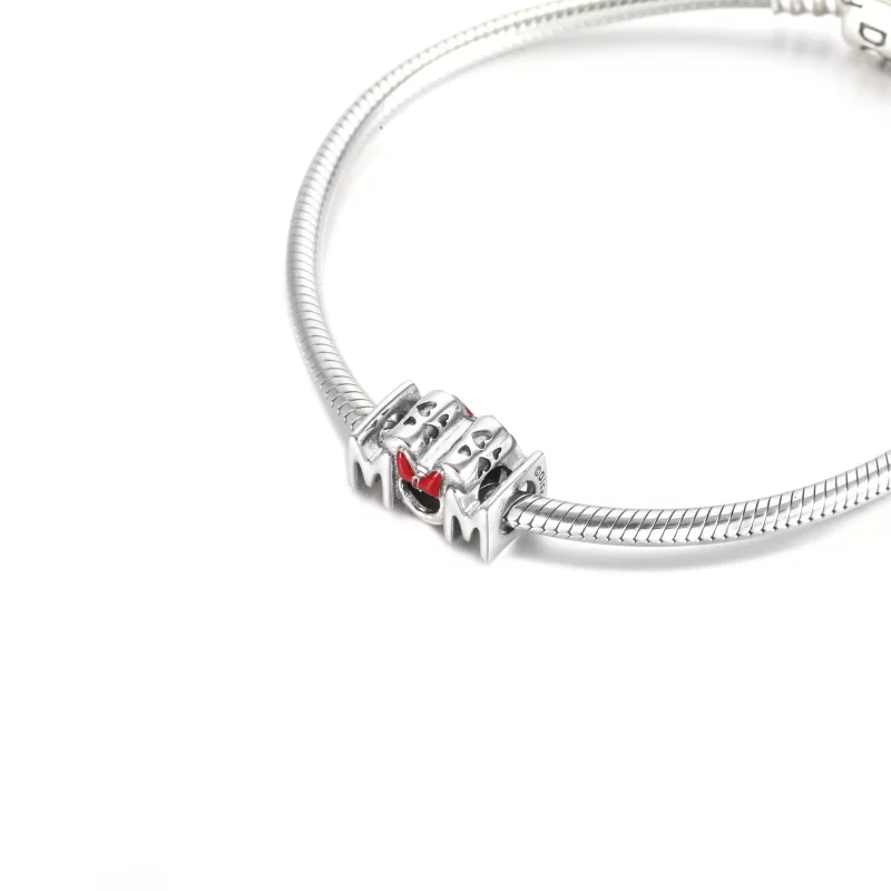 (imagen para) Charm Pandora Disney Minnie Mouse con lazo y mamá - 799363C01 - Ver 5