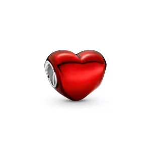 (imagen para) Charms de Corazón Rojo Metálico PANDORA - 799291C02