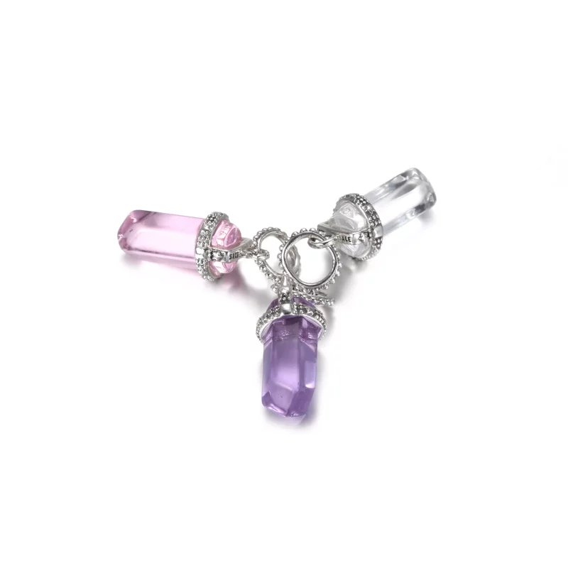 (imagen para) Colgante de Amuleto Blanco PANDORA - 399185C03 - Ver 3