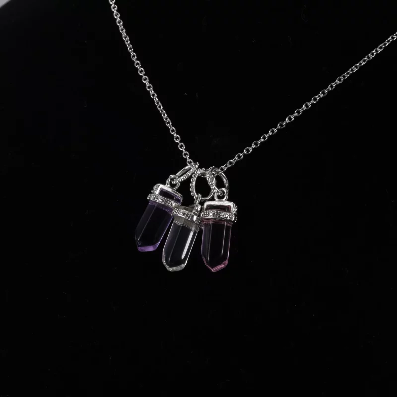 (imagen para) Colgante de Amuleto Blanco PANDORA - 399185C03 - Ver 7