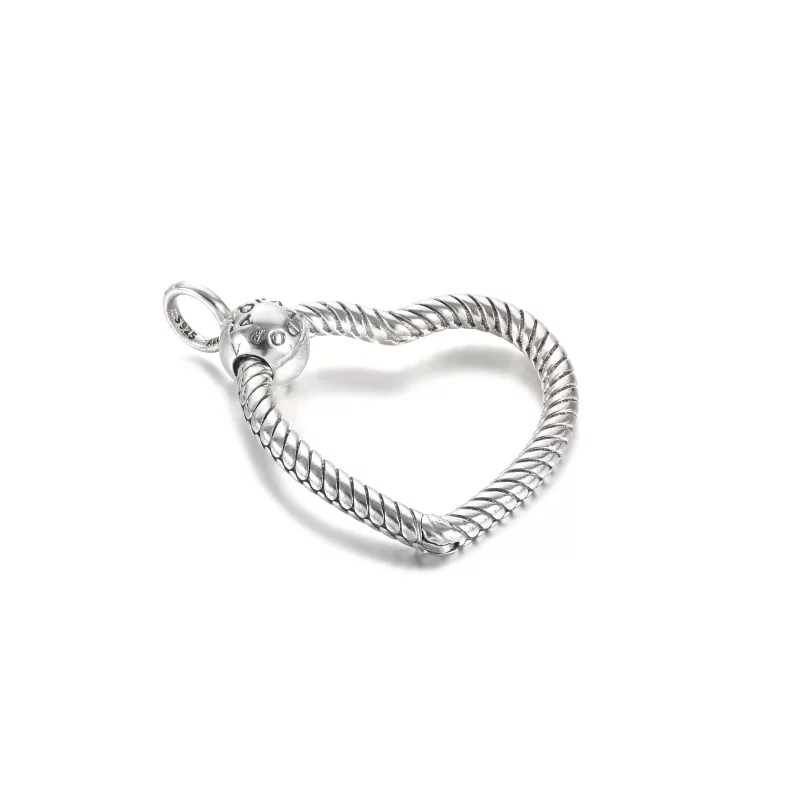 (imagen para) Colgante de dije Pandora Moments en forma de corazón - 399384C00 - Ver 3