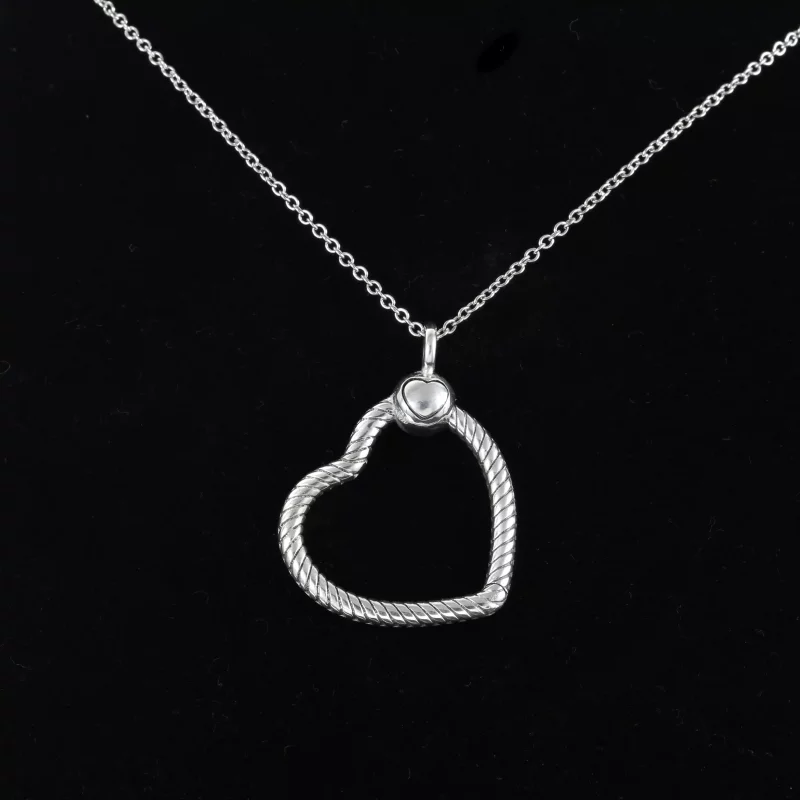 (imagen para) Colgante de dije Pandora Moments en forma de corazón - 399384C00 - Ver 5