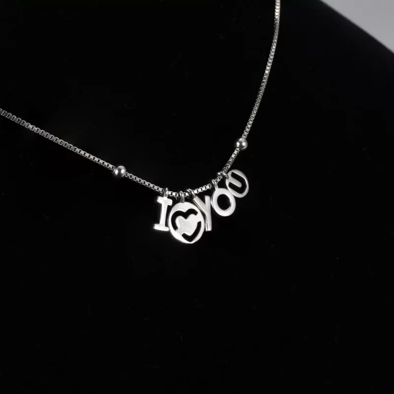 (imagen para) Collar PANDORA I Love You - 396580-60 - Ver 5