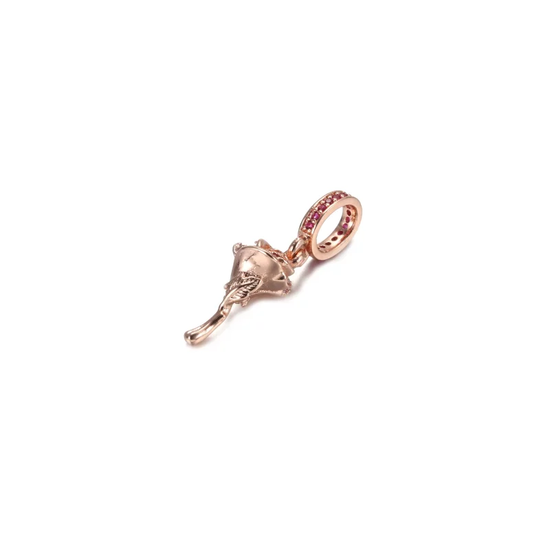 (imagen para) Dije colgante de flor de rosa - 789312C01 - Ver 2