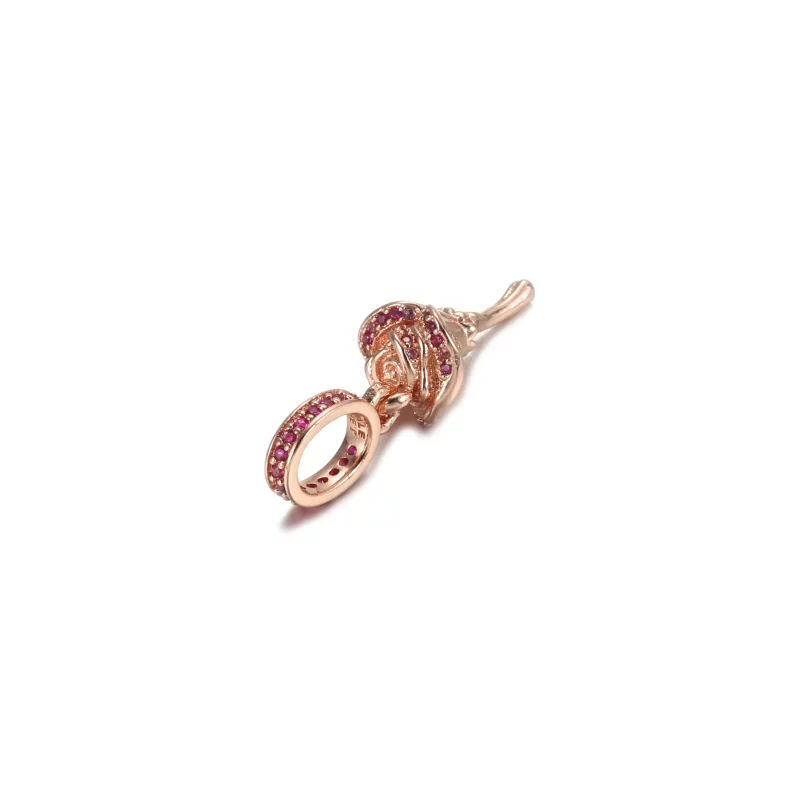 (imagen para) Dije colgante de flor de rosa - 789312C01 - Ver 4