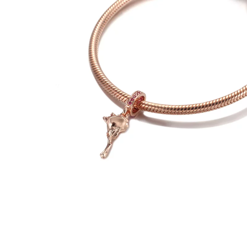 (imagen para) Dije colgante de flor de rosa - 789312C01 - Ver 5
