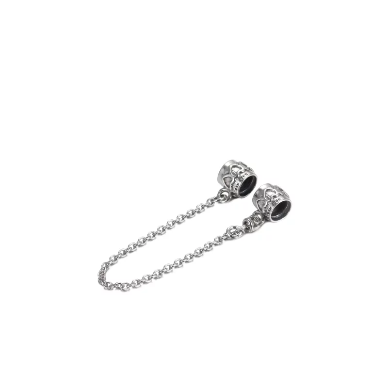 (imagen para) Edición Limitada Pandora 20 Aniversario Heart Safety Chain - 799007C00-5 - Ver 2