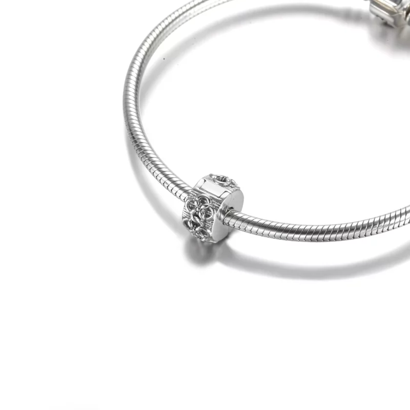 (imagen para) PANDORA Abalorio con Clip de Patrón de Flores - 799316C00 - Ver 5