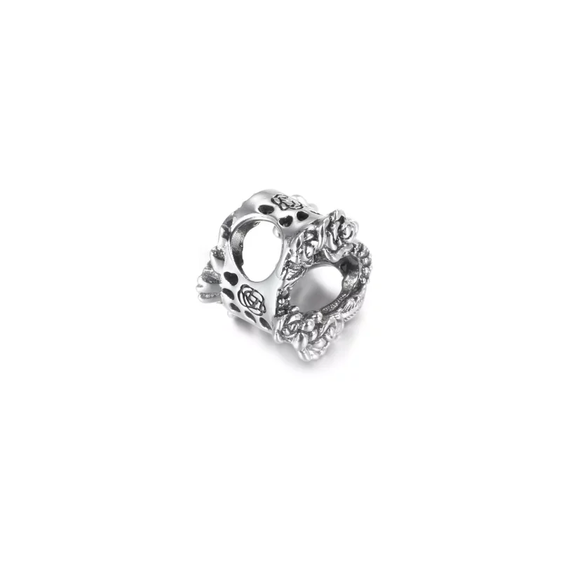 (imagen para) PANDORA Abalorio Corazón Abierto y Flores de Rosa - 799281C01 - Ver 3