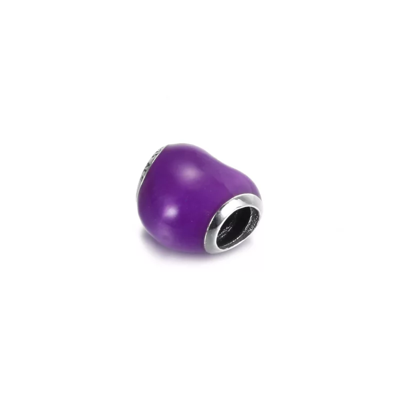 (imagen para) PANDORA Abalorio Corazón Metálico Morado - 799291C01 - Ver 2
