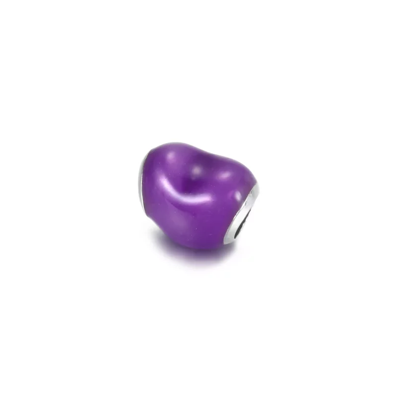 (imagen para) PANDORA Abalorio Corazón Metálico Morado - 799291C01 - Ver 4