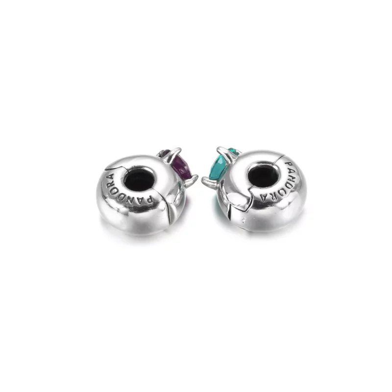 (imagen para) PANDORA Abalorio de Clip Solitario Redondo Morado - 799204C02 - Ver 6