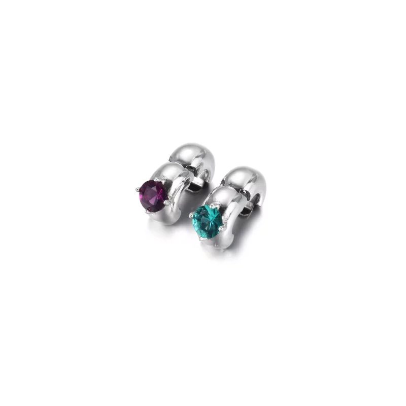 (imagen para) PANDORA Abalorio de Clip Solitario Redondo Morado - 799204C02 - Ver 7