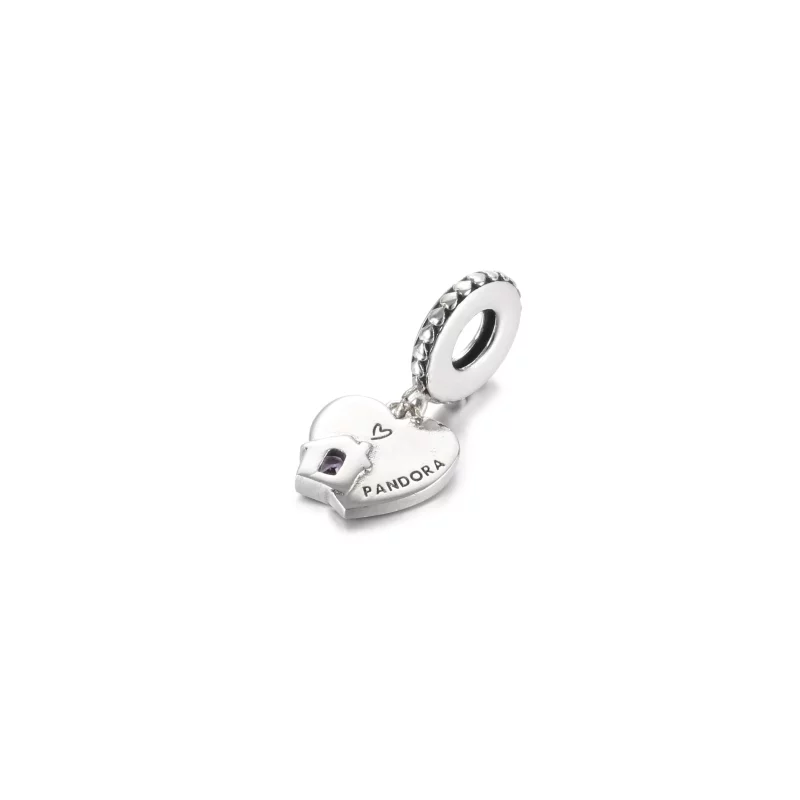(imagen para) PANDORA Charm Colgante Corazón Amo Mi Hogar - 799324C01 - Ver 4
