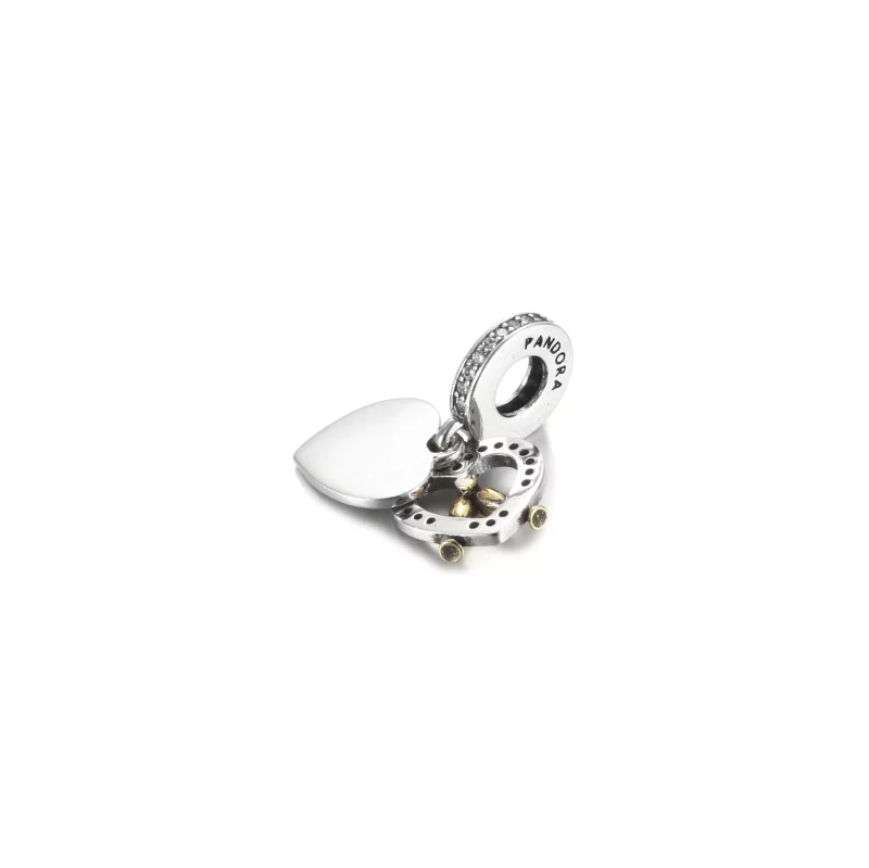 (imagen para) PANDORA Charm Colgante de Dos Tonos Feliz Aniversario - 799322C01 - Ver 4
