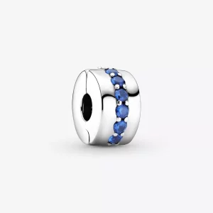 (imagen para) PANDORA Clip Azul Brillo - 791972C01