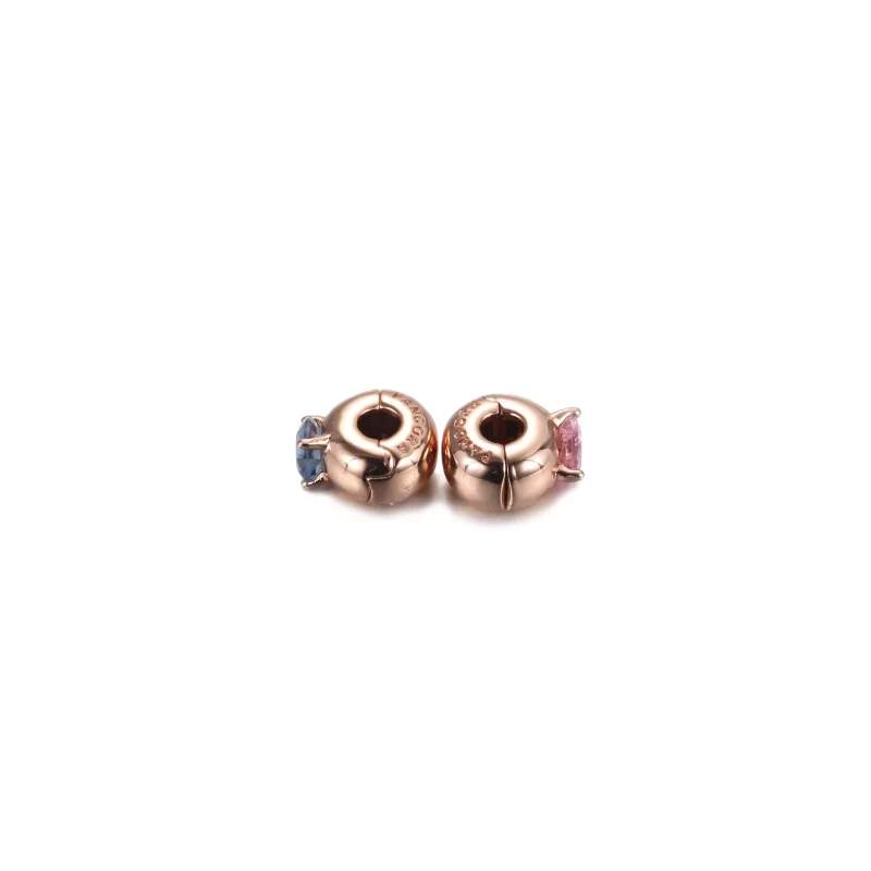 (imagen para) PANDORA Clip Charm Solitario Corazón Azul - 789203C02 - Ver 5