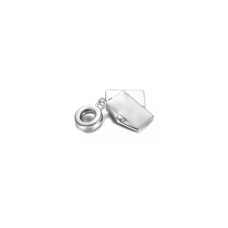 (imagen para) Pandora Colgante Encanto de Letra y Sobre Grabable - 799274C00 - Ver 4