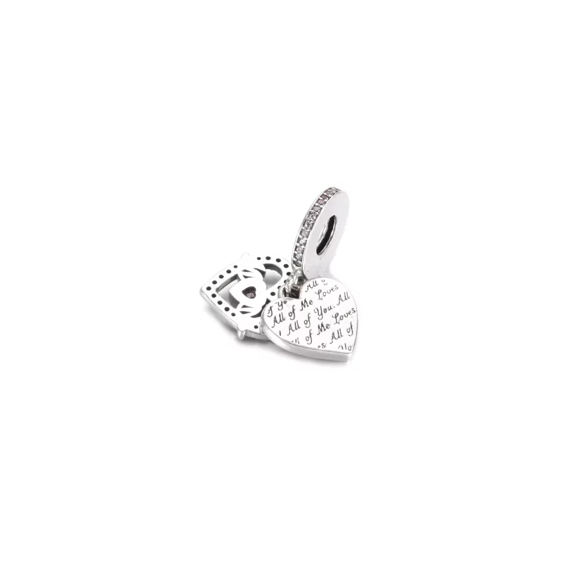 (imagen para) PANDORA Corazón y colgante de mamá - 799402C01 - Ver 4
