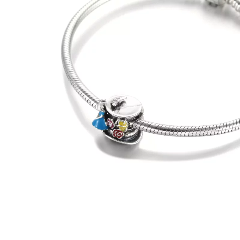 (imagen para) PANDORA Disney Alicia en el País de las Maravillas y el Charm de la Fiesta del T - Ver 5