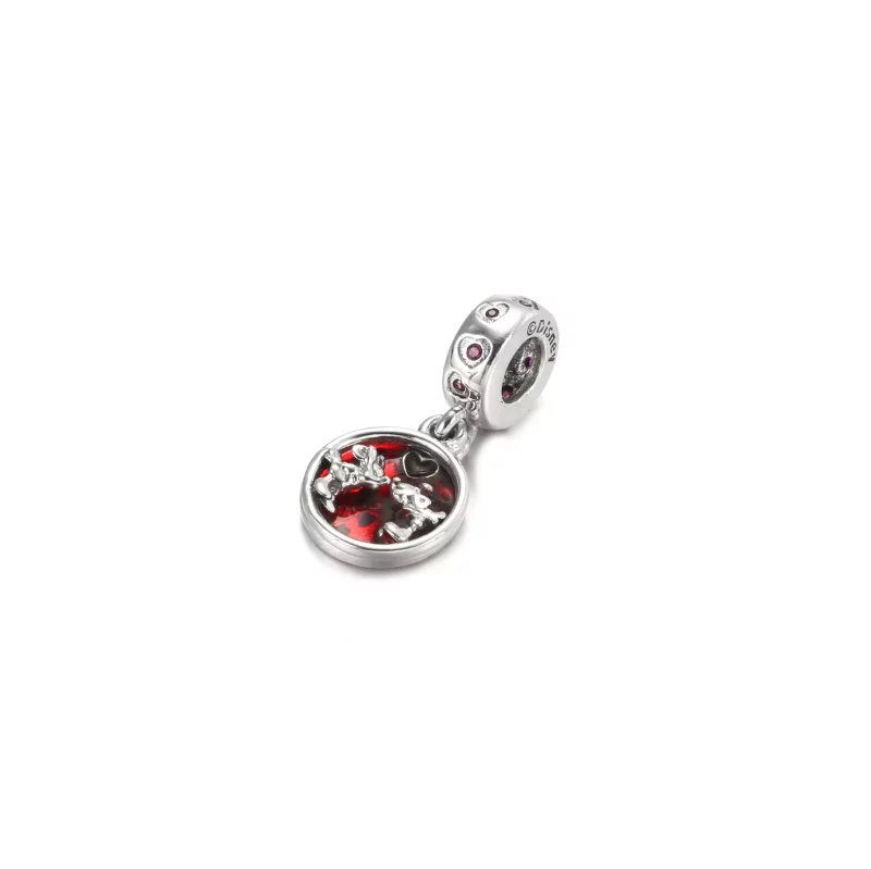 (imagen para) PANDORA Disney Mickey Mouse y Minnie Mouse Amor y Besos Colgante Charm - 799298C - Ver 3